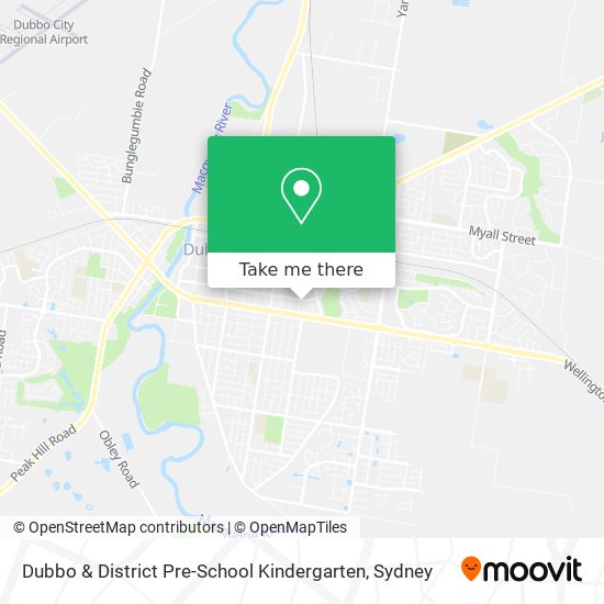 Dubbo & District Pre-School Kindergarten map