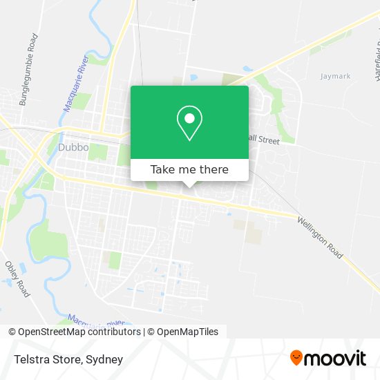 Mapa Telstra Store