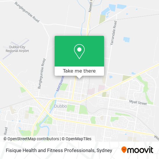 Fisique Health and Fitness Professionals map