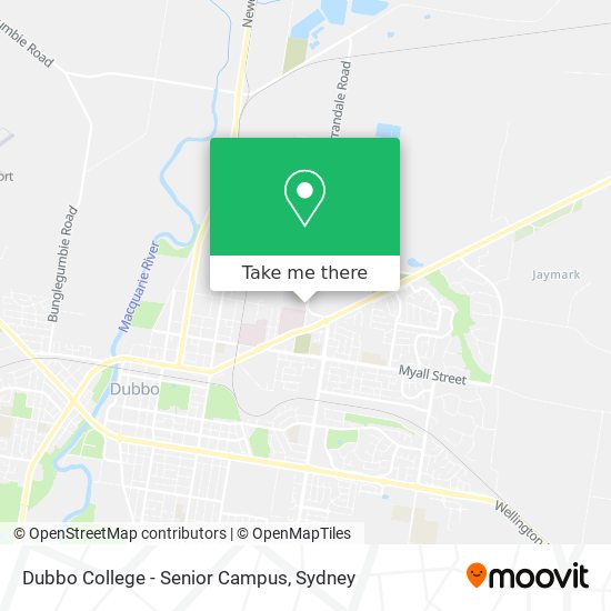 Dubbo College - Senior Campus map