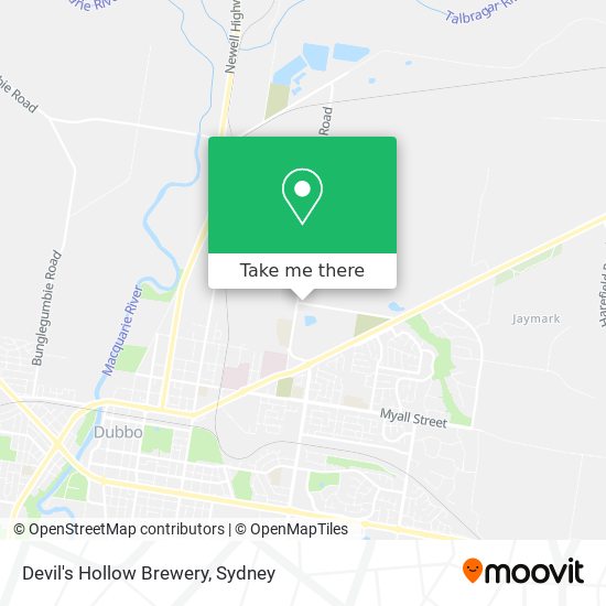 Devil's Hollow Brewery map