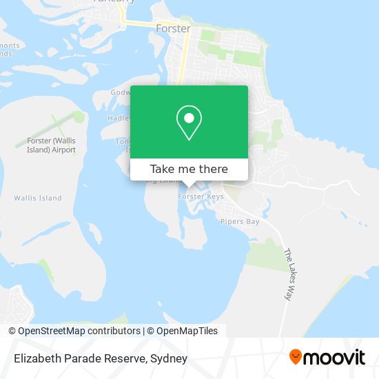 Elizabeth Parade Reserve map