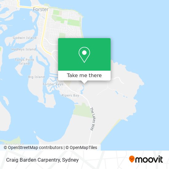 Craig Barden Carpentry map