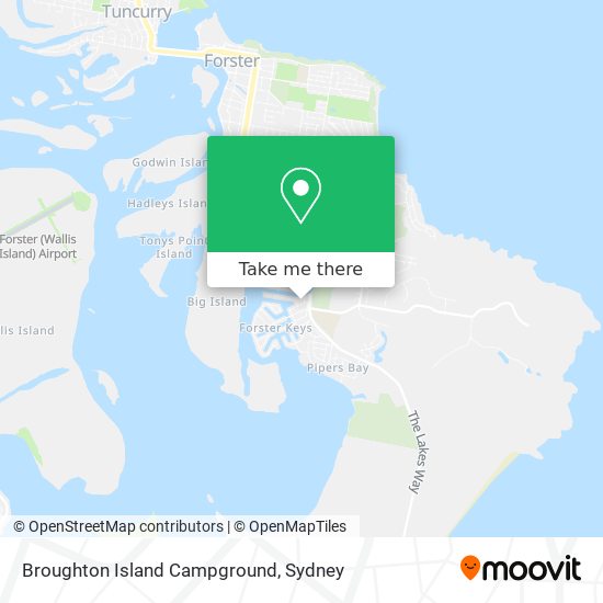 Broughton Island Campground map