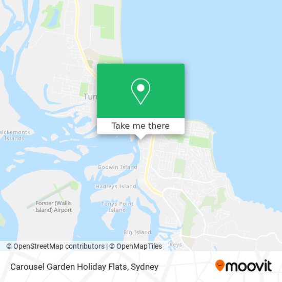 Carousel Garden Holiday Flats map