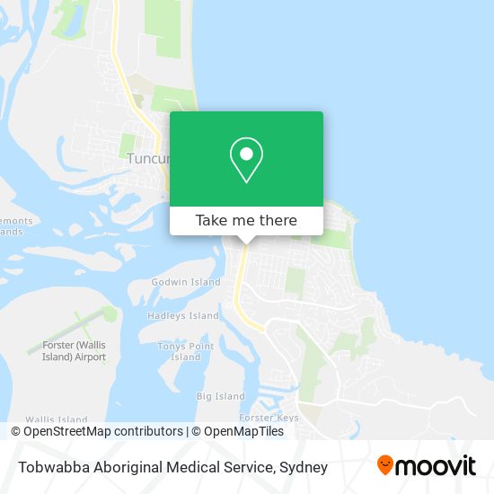 Tobwabba Aboriginal Medical Service map