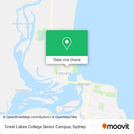 Great Lakes College Senior Campus map