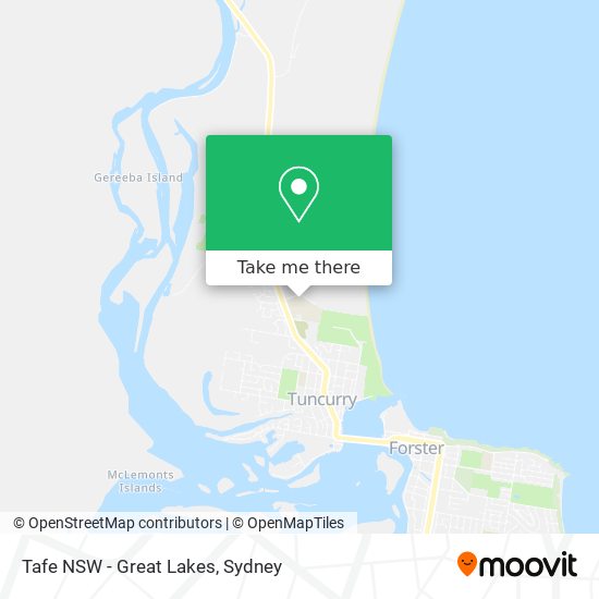 Tafe NSW - Great Lakes map