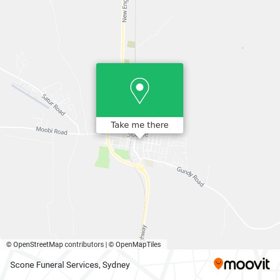 Scone Funeral Services map