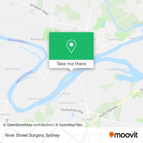 River Street Surgery map