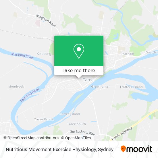 Nutritious Movement Exercise Physiology map
