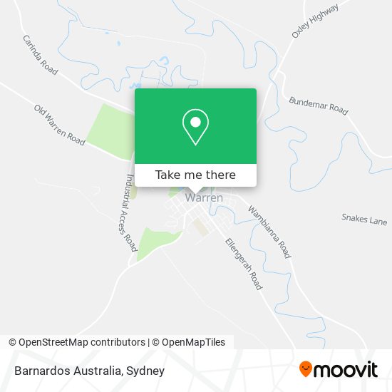 Barnardos Australia map