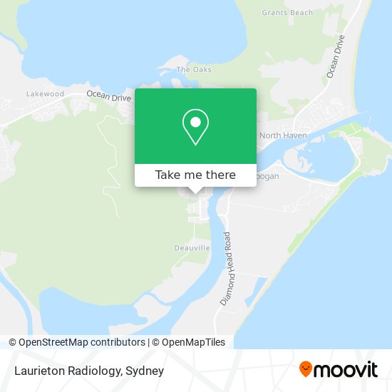 Laurieton Radiology map