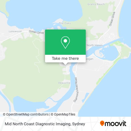 Mid North Coast Diagnostic Imaging map