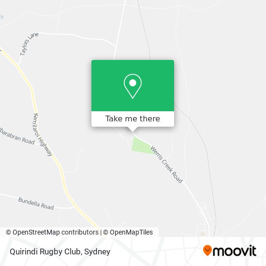 Quirindi Rugby Club map