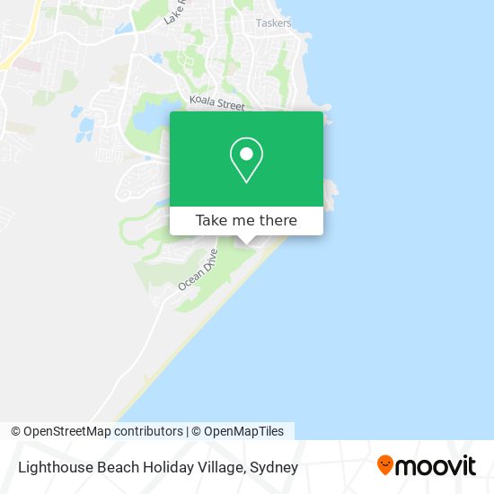 Lighthouse Beach Holiday Village map