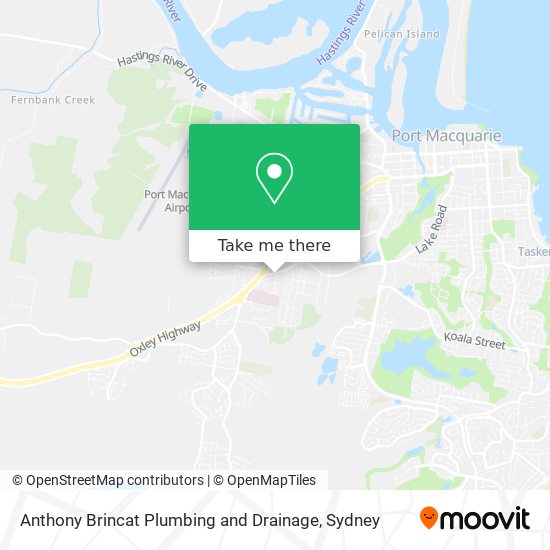 Mapa Anthony Brincat Plumbing and Drainage