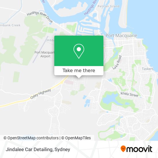 Jindalee Car Detailing map