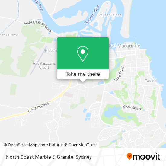 North Coast Marble & Granite map
