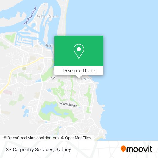 SS Carpentry Services map