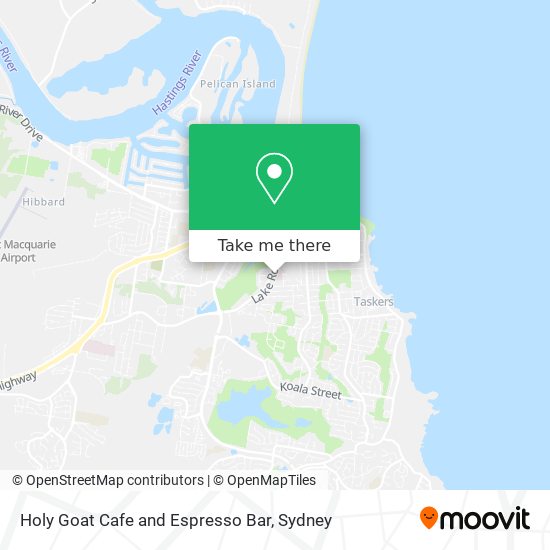 Holy Goat Cafe and Espresso Bar map