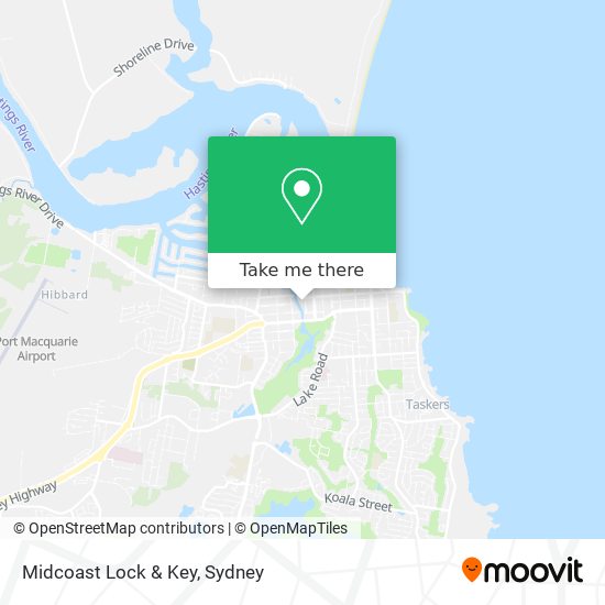 Midcoast Lock & Key map