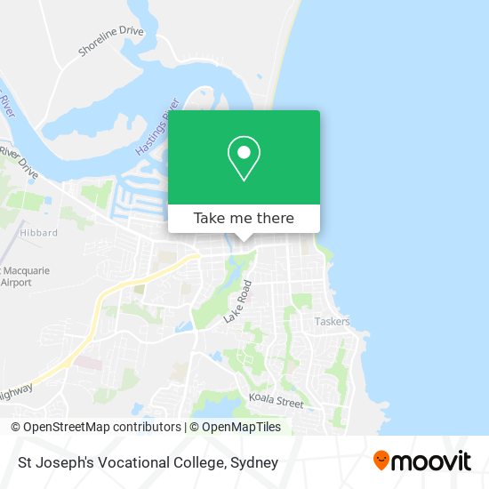 St Joseph's Vocational College map