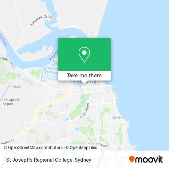 St Joseph's Regional College map