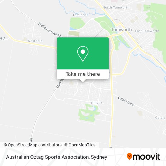 Australian Oztag Sports Association map