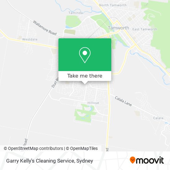 Garry Kelly's Cleaning Service map