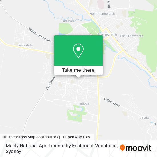 Manly National Apartments by Eastcoast Vacations map