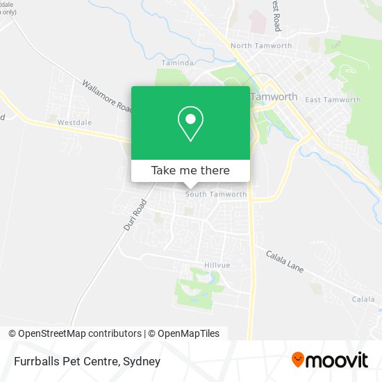 Furrballs Pet Centre map