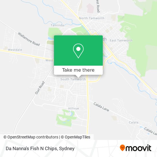 Mapa Da Nanna's Fish N Chips