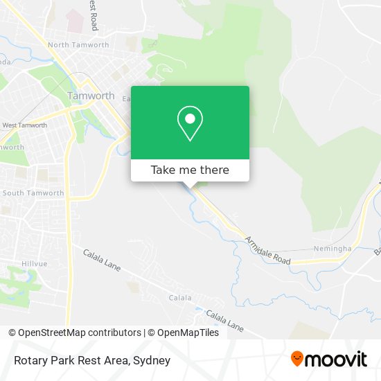 Rotary Park Rest Area map