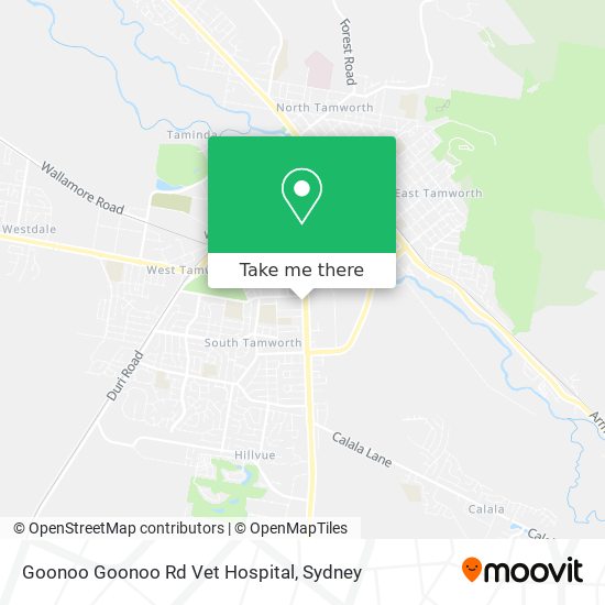 Goonoo Goonoo Rd Vet Hospital map