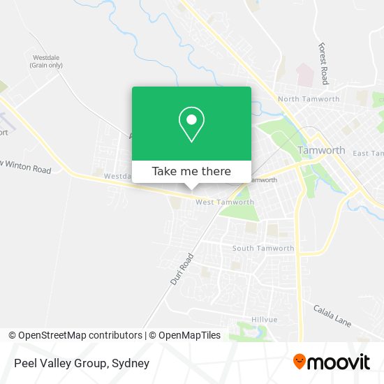 Peel Valley Group map