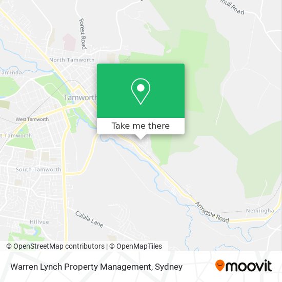 Warren Lynch Property Management map