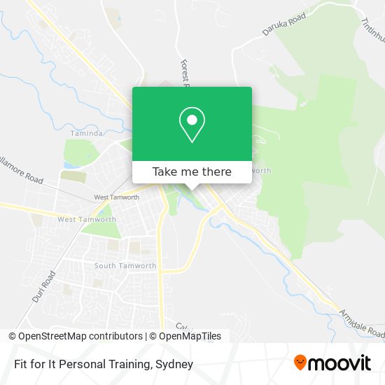 Fit for It Personal Training map