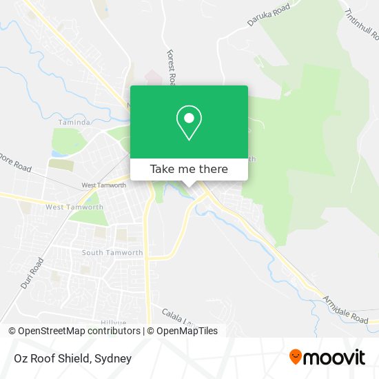 Mapa Oz Roof Shield
