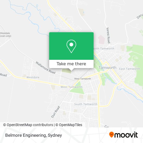 Belmore Engineering map