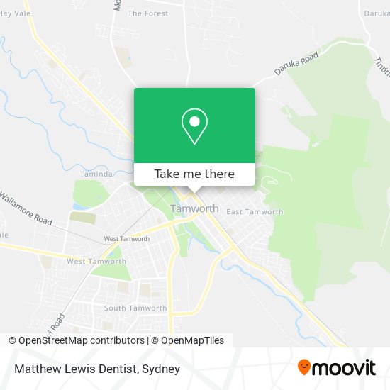 Mapa Matthew Lewis Dentist