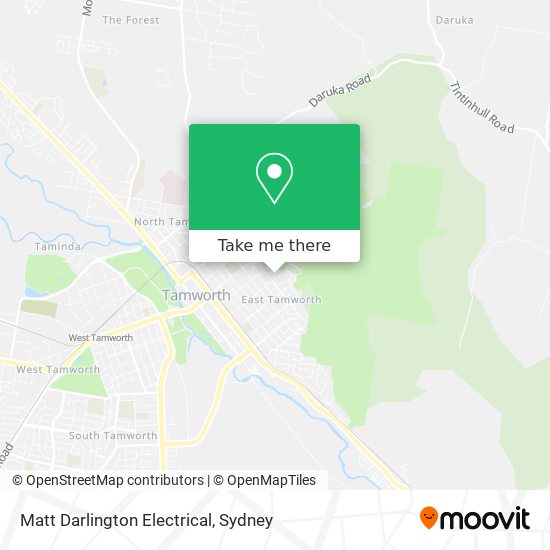 Mapa Matt Darlington Electrical