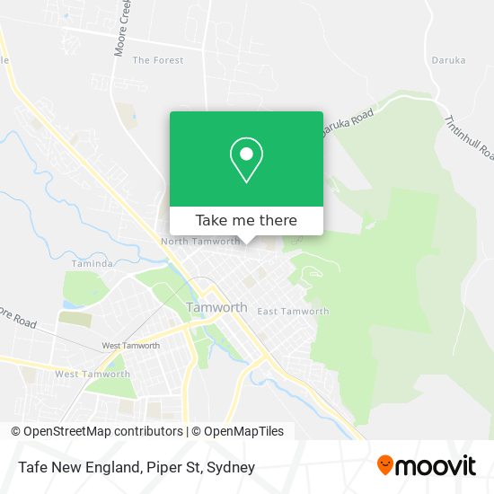 Tafe New England, Piper St map