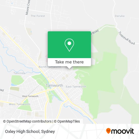 Mapa Oxley High School