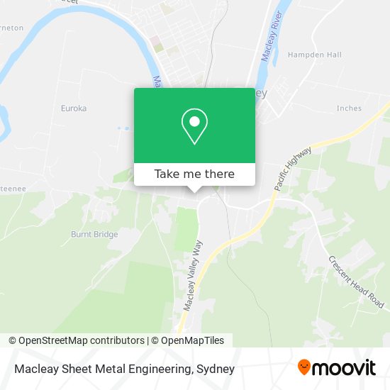 Macleay Sheet Metal Engineering map