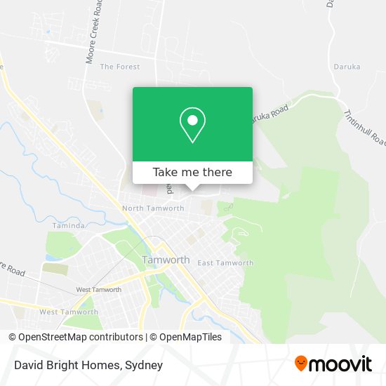 David Bright Homes map