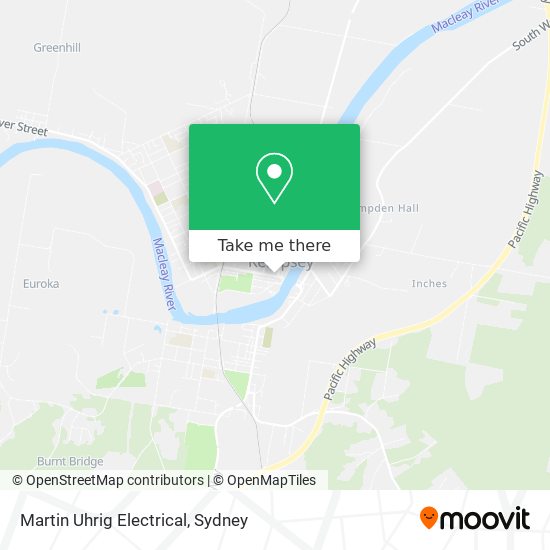 Mapa Martin Uhrig Electrical