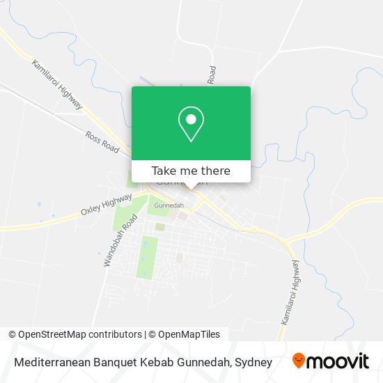 Mediterranean Banquet Kebab Gunnedah map