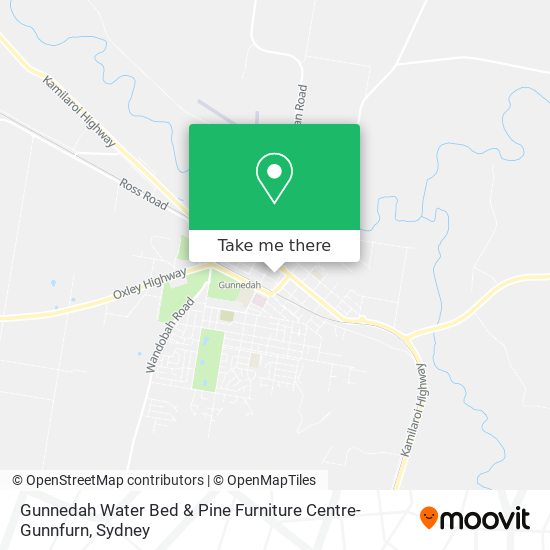 Mapa Gunnedah Water Bed & Pine Furniture Centre-Gunnfurn
