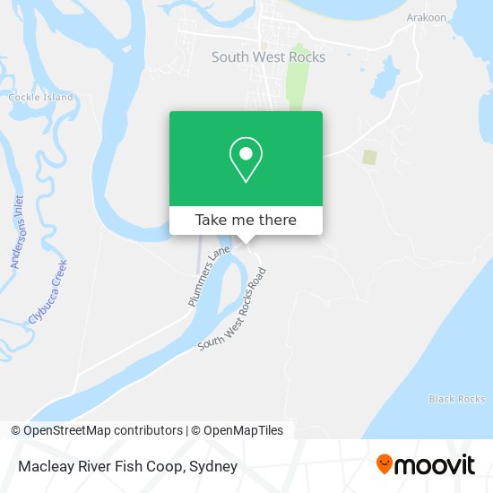 Macleay River Fish Coop map